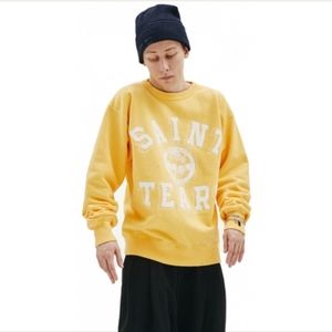 Saint Michael x Denim Tears Crewneck Sweatshirt Yellow